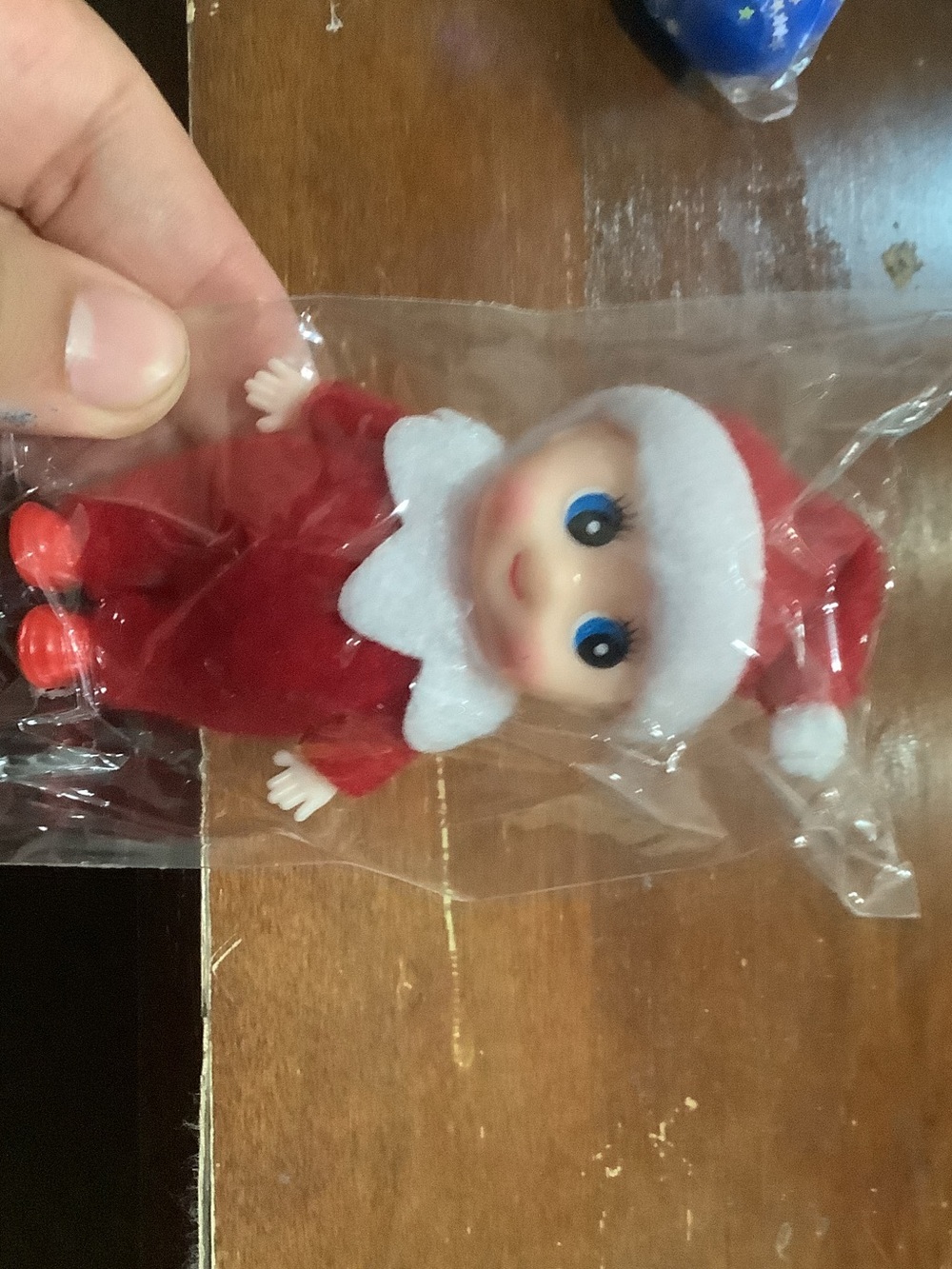 Toy set for ages 7+ including elf doll, (air dry) clay kit, (homemade) squishy